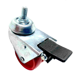 Rueda con Freno para Jaula de Cría con Cierre Seguro