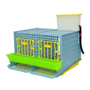 Jaula de Cría para Perdices 2 Departamentos