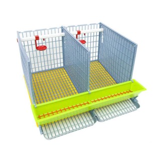 Jaula de Cría para Perdices 2 Departamentos