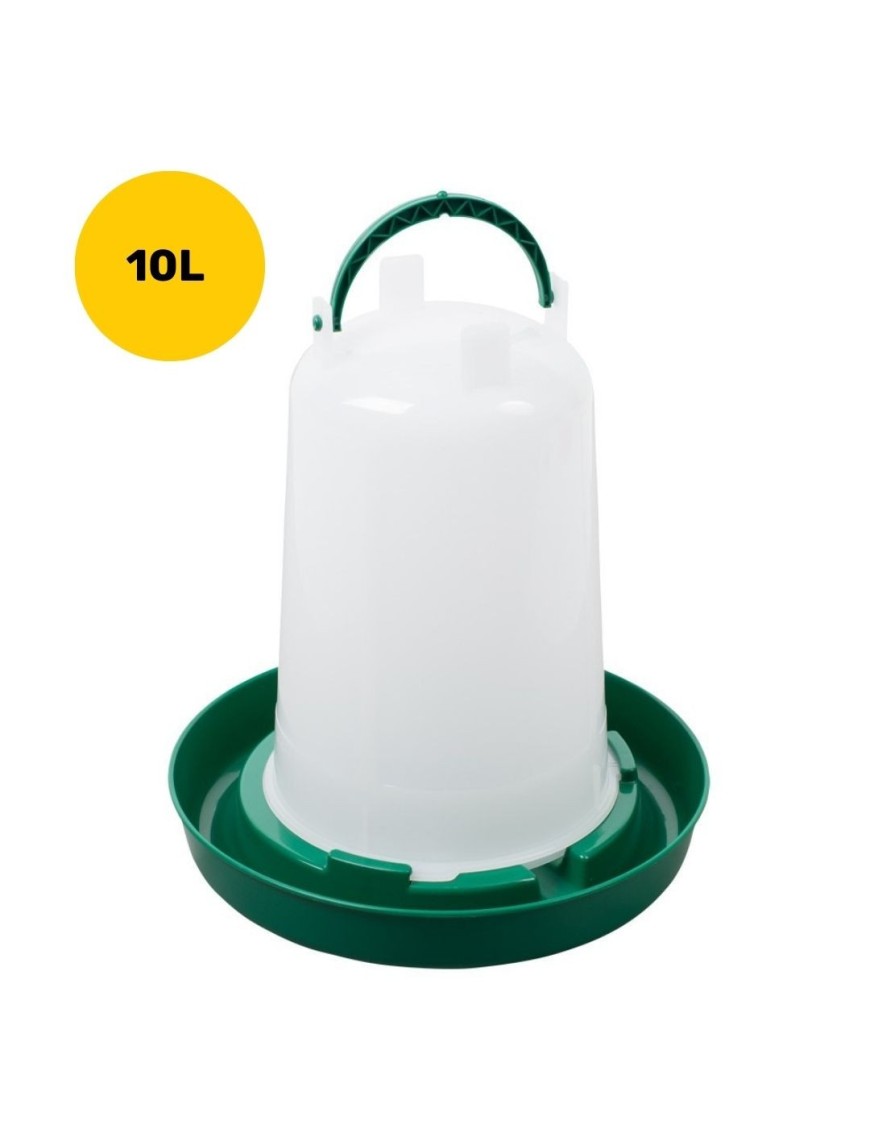 Bebedero para Gallinas y Aves de Corral 10L - Alta Calidad