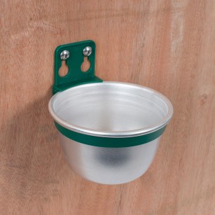 Comedero Cuenco de Aluminio Duradero para Cría