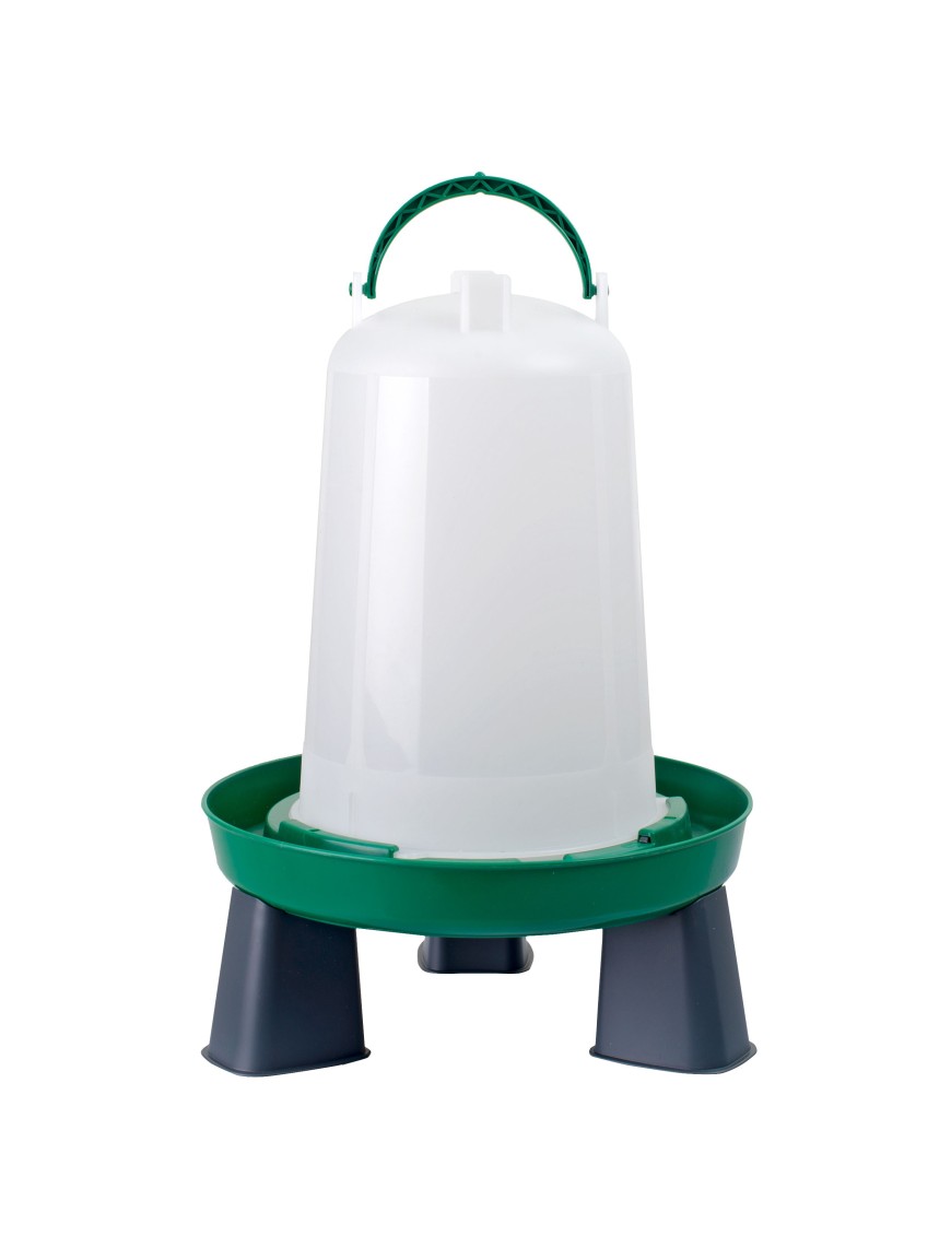 Bebedero para Gallinas y Aves 3L Alta Calidad con Patas