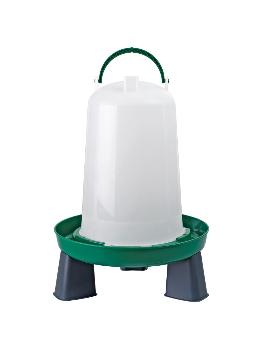 Bebedero para Gallinas y Aves 6L con Patas - Alta Calidad