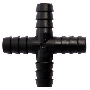 Conector en Cruz para Tubo 9 mm | Accesorio de Cría