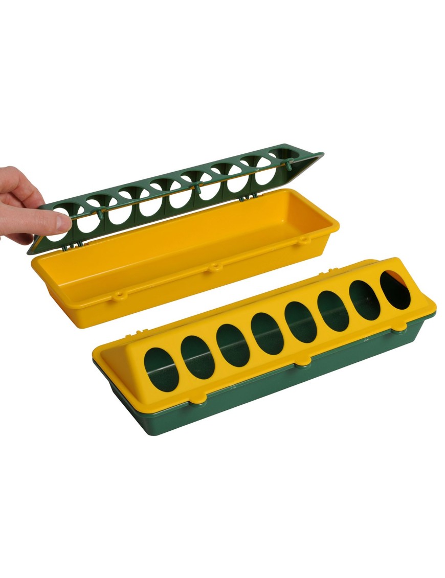 Comedero Pollitos 30 cm Tapa 16 Agujeros