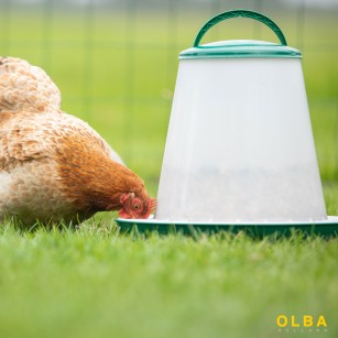 Comedero Tolva Antidesperdicio Gallinas y Pollitos 3 Kg