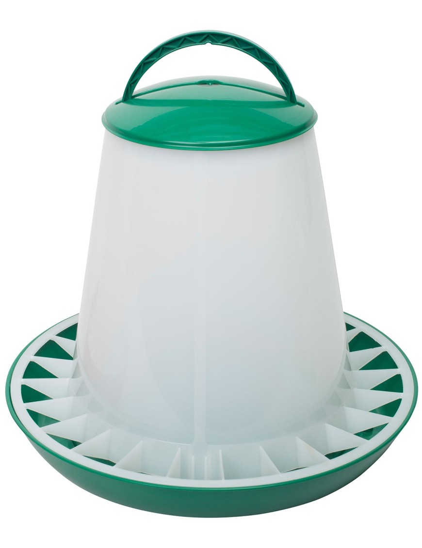 Comedero Tolva Antidesperdicio Gallinas y Pollitos 10 kg