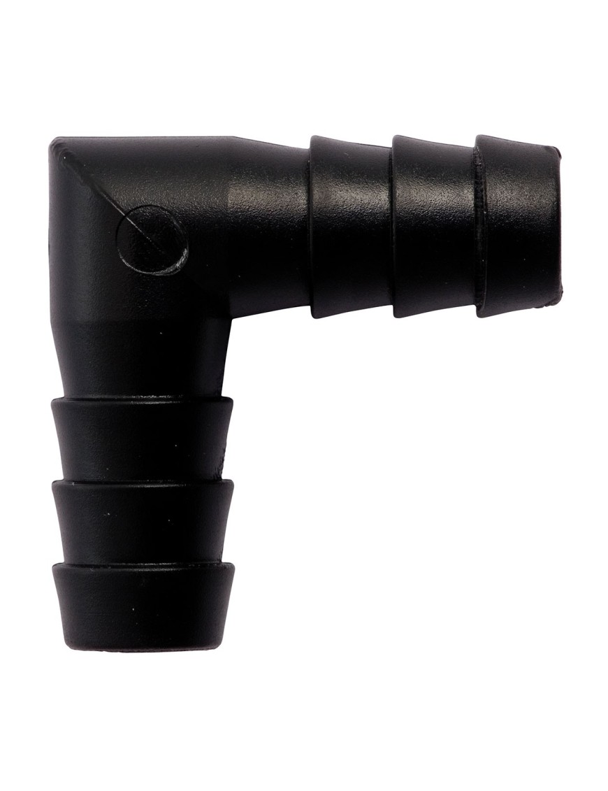 Racor Codo 90° Para Tubo 9 mm - Cría Profesional