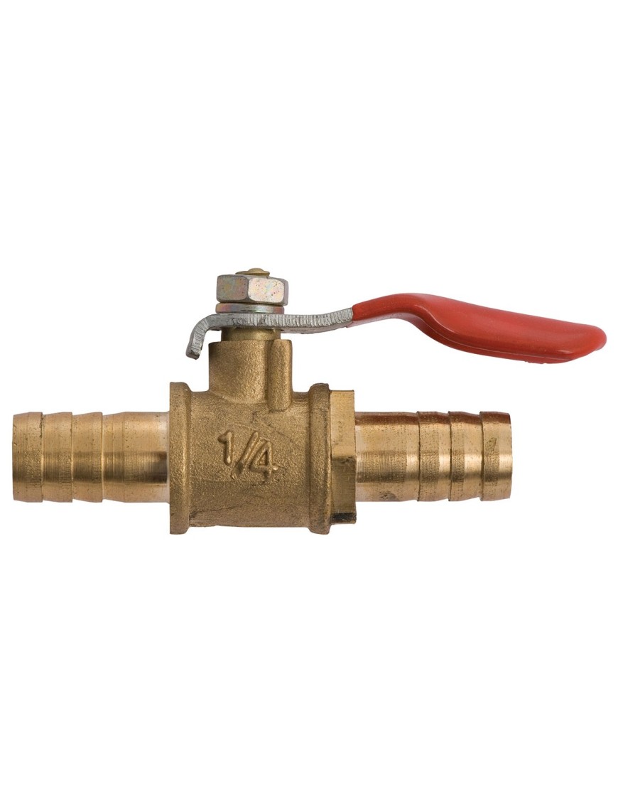 Válvula de Latón para Tubo de 9 mm para Cría