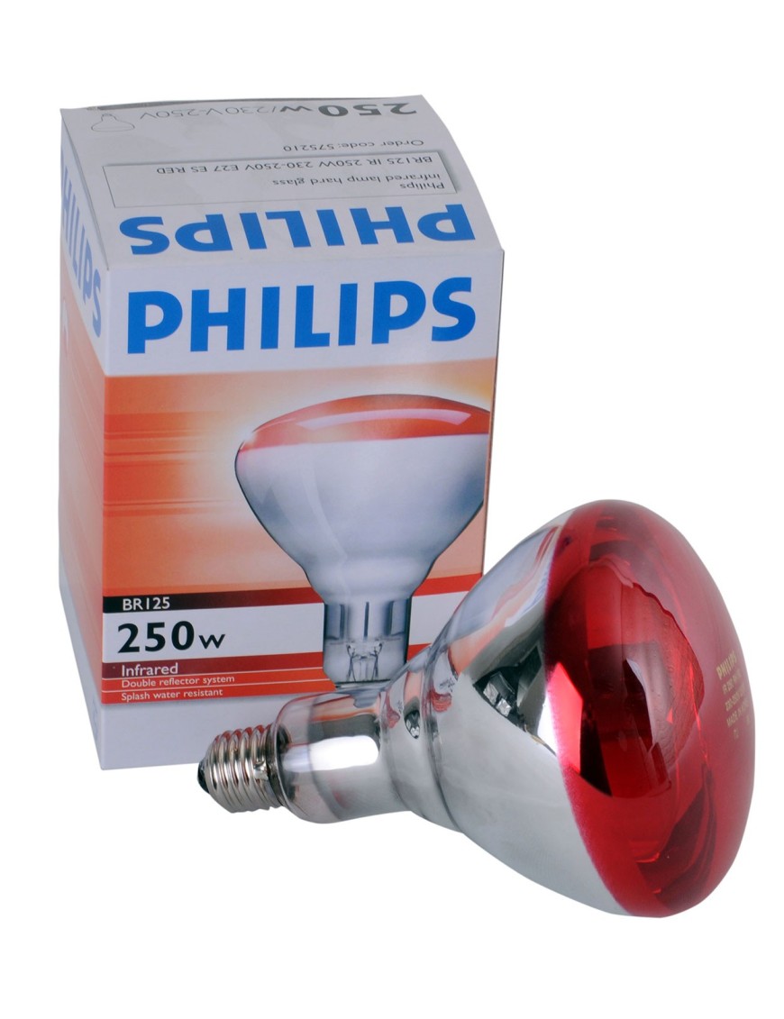 Lámpara Infrarroja 250 W Philips - Para Cría