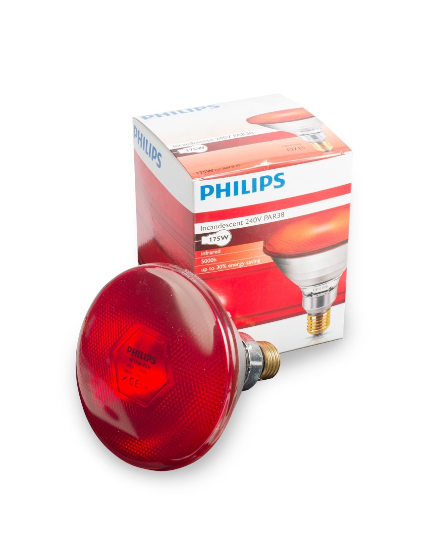 Bombilla Infrarroja PAR 175 W Philips - Calefacción Cría