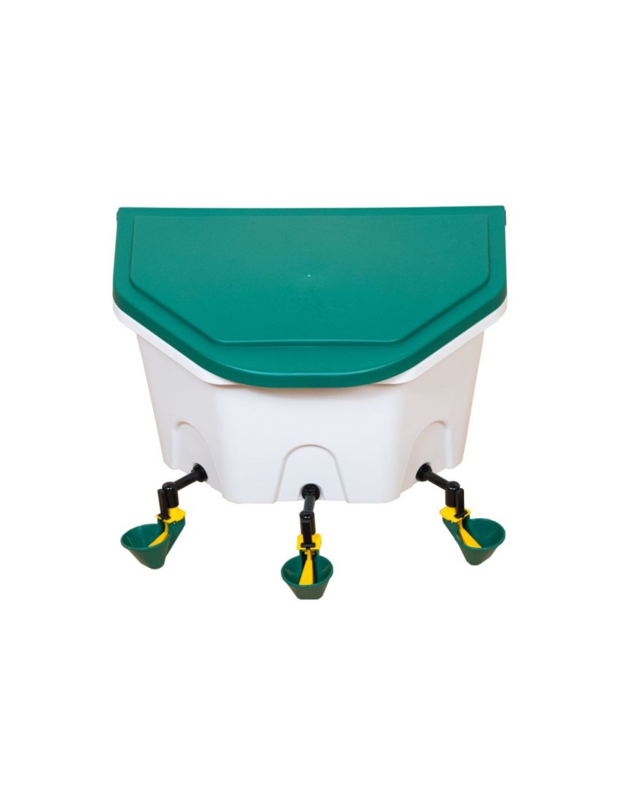 Bebedero Gallinas AviAqua 8 Litros + Cazoletas con Flotador