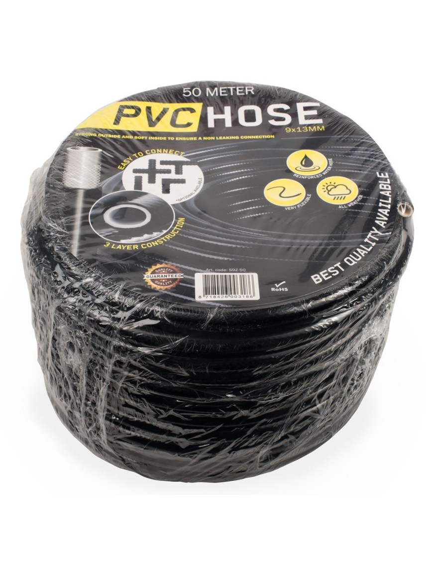 Manguera Doble Capa 9 mm Rollo de 50 m | Eggceterra