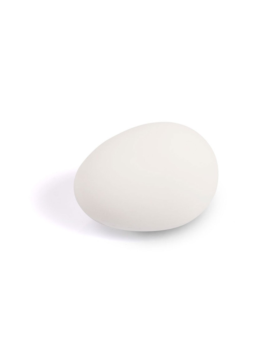 Huevo Falso de Goma Blanco - Artículos de Cría