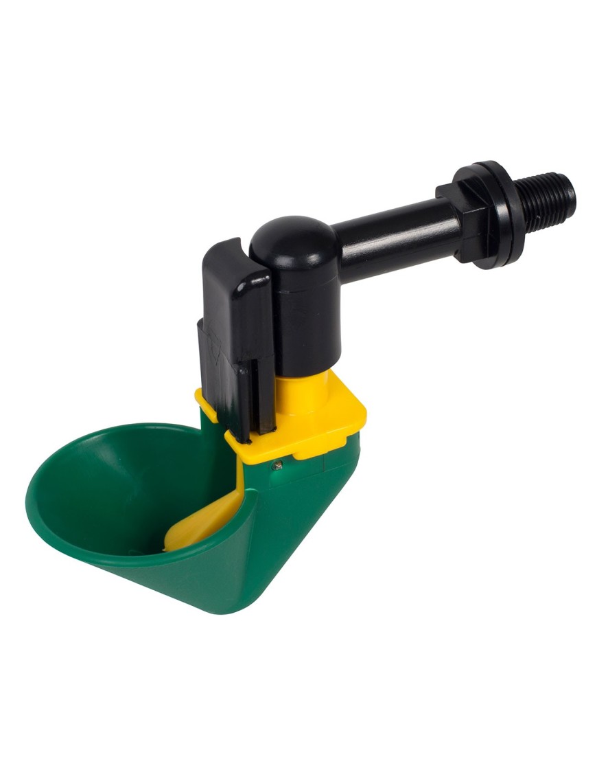 Bebedero Automático de Cazoleta Pequeña con Codo para Cría