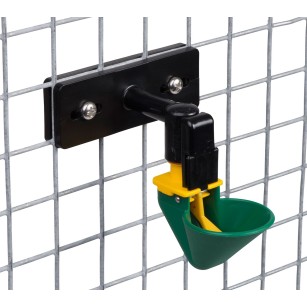 Bebedero Cazoleta con Flotador Tornillo Malla Modelo Pequeño