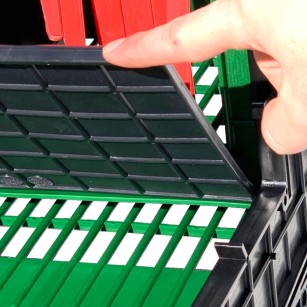 Ponedero Recogida Frontal 6 Compartimentos