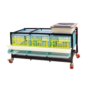 Jaula Para Codornices Ponedoras Jumbo 1 Nivel