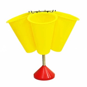 Soporte para 5 Conos de Sacrificio de Pollos - Calidad Pro