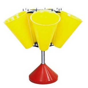 Soporte de 5 Conos de Sacrificio para Perdiz y Faisán