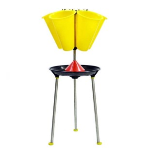 Puesto de Sacrificio Rotativo para Pollos 5 Conos