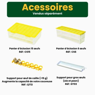 Incubadora Automática Cimuka CT60SH - Cría Profesional