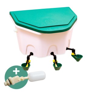 Bebedero Automático Para Gallinas AviAqua 8 Litros + Copas