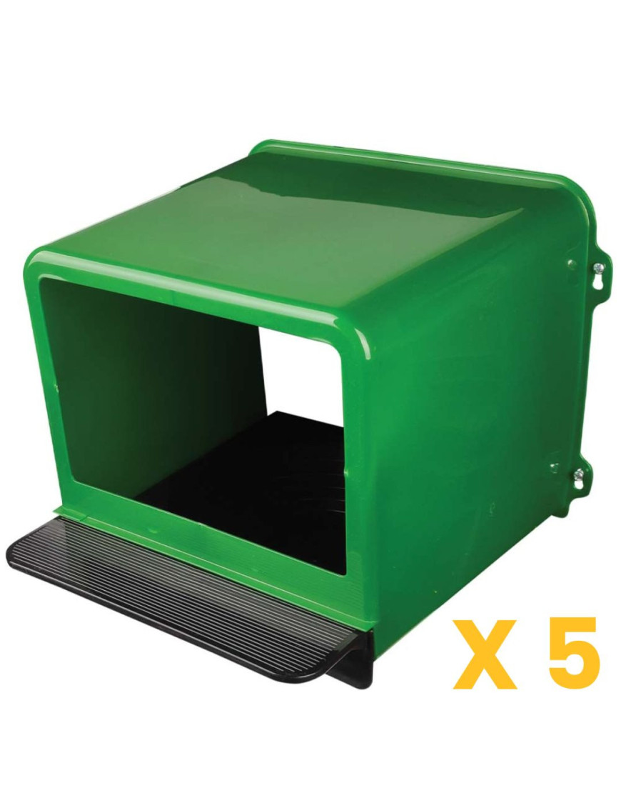 5 Nidos para Palomas o Ponederos para Gallinas Enanas