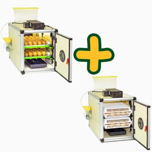 Kit couveuse automatique Cimuka CT60SH et éclosoir Cimuka CT60H