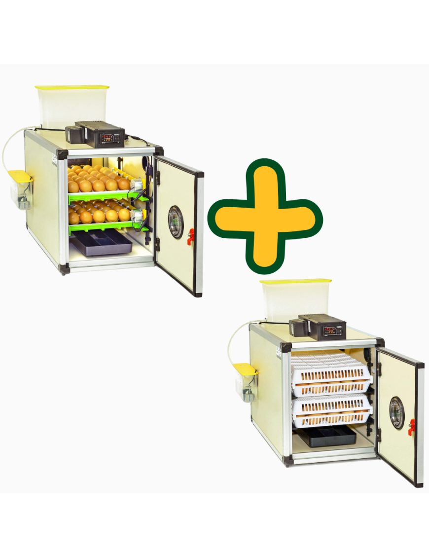 Kit Incubadora Automática Cimuka CT60SH y Nacedora CT60H