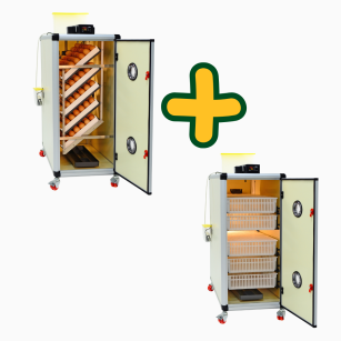 Kit Incubadora Automática Cimuka HB350S y Nacedora HB350H