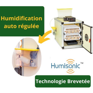 Kit couveuse automatique Cimuka CT60SH et éclosoir Cimuka CT60H