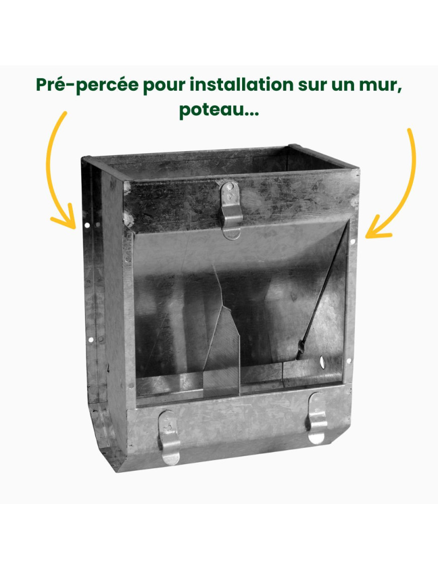 Râtelier à Foin En Fer Pour Lapin - Mangeoire Avec Support, Stable Et Facile à Nettoyer - Pour Cage De Petits Animaux