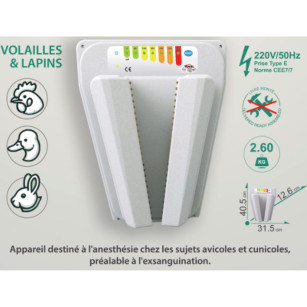 Assommoir Électronarcose Volaille et Lapin
