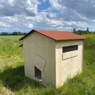 Grand Poulailler Anti-Poux Rouges (jusqu'à 15 Poules) | Fabrication Française