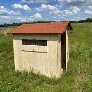 Gallinero de Madera Maciza 8 a 15 Gallinas