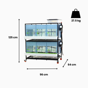 Criadora de Pollitos 2 Niveles (H:40 cm) - Compacta