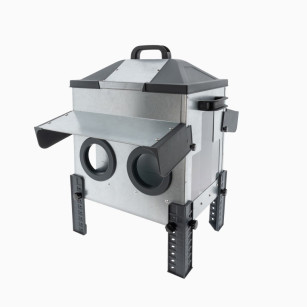 Mangeoire ROBUST® 16kg Haute | Anti-Gaspillage & Acier Galva