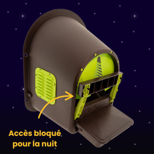 Pondoir MyCozyNest Roll-Away | Œufs Propres & Sécurisés