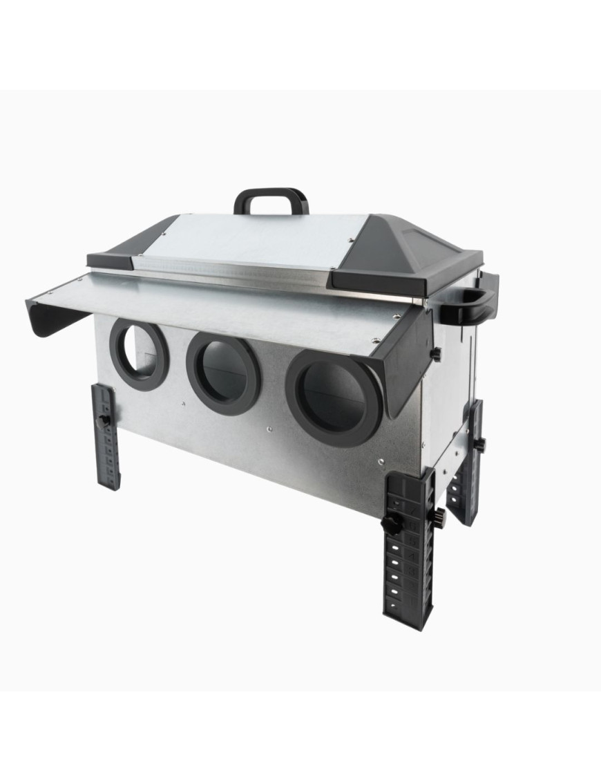 Comedero ROBUST® 18kg Bajo | Antidesperdicio y Acero Galvanizado