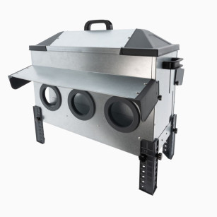 Mangeoire poule et volailles ROBUST® feeder avec trou d’alimentation 24 kg