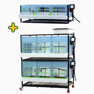 Criadora Cimuka Combinada 3 Niveles | Cría Profesional Evolutiva