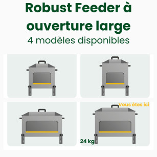 Comedero ROBUST® 24kg Apertura Ancha | Autonomía Máxima