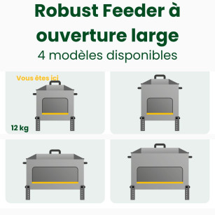 Mangeoire ROBUST® 12kg Ouverture Large | Canards & Oies