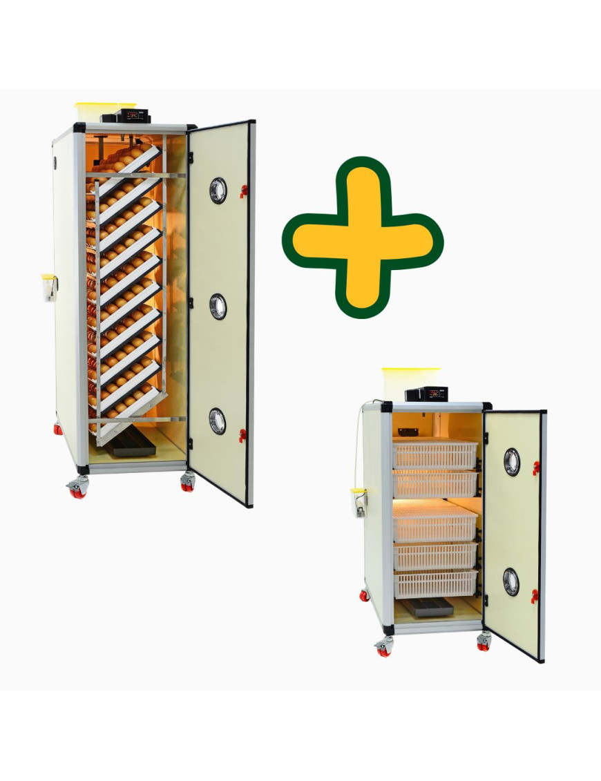 Kit Pro Cimuka HB700S + HB350H | Incubación y Eclosión Separadas