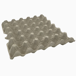 140 Bandejas para Huevos (Alveolos) 30 Huevos | Gris Neutro Pro