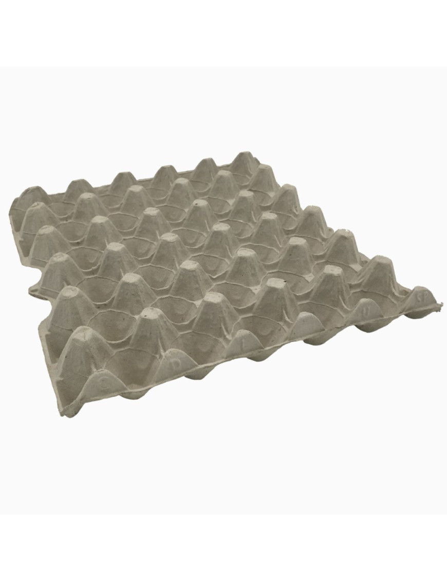 140 Bandejas para Huevos (Alveolos) 30 Huevos | Gris Neutro Pro