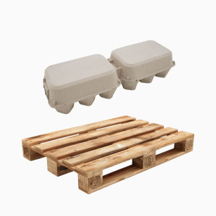 Palette 3968 Boîtes à Œufs 2x6 Sécables | Prix Grossiste Eggceterra