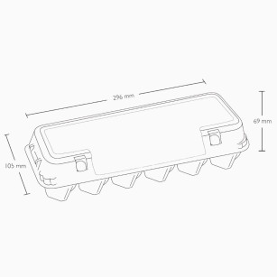 Pallet 3968 Cajas para Huevos 1x12 Grises | Precio Mayorista Profesional