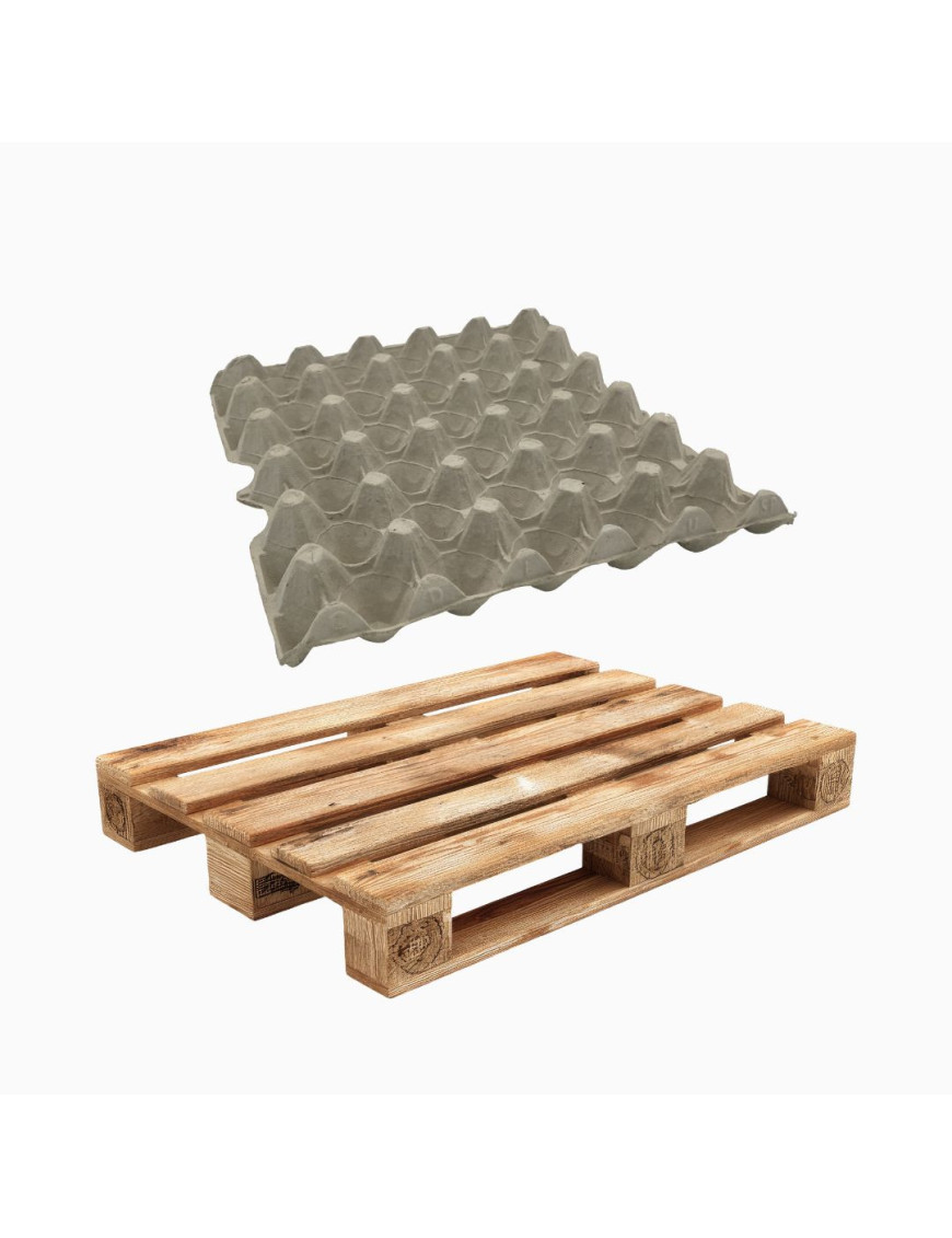 Bandejas para huevos de 30 huevos - Palé de 4480 unidades